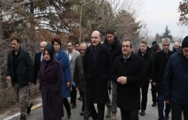 Süleyman Soylu Elazığ'da konteyner kent kurulacak alanda inceleme yaptı!