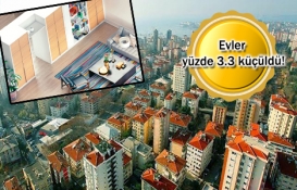 Konutlarda metrekare azalıyor, odalar küçülüyor!