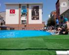 Küçükçekmece Belediyesi 3 okul bahçesine portatif havuz kurdu!