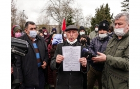 KİPTAŞ'ın Eyüpsultan'daki dönüşüm projesi İBB önünde protesto edildi!