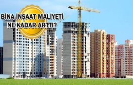 İnşaat maliyeti bir yılda yüzde 117,07 yükseldi! Konut maliyetleri katlanıyor! 