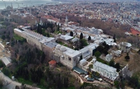 Topkapı Sarayı'nın restorasyonu havadan görüntülendi!