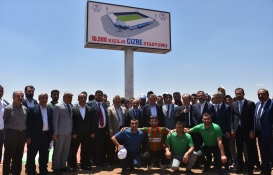 Cizre'ye 10 bin 500 kişilik stat!