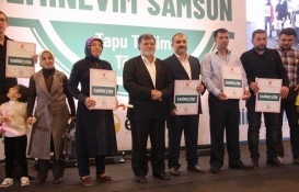 Eminevim, Samsun'da tapu dağıttı!