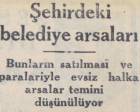1949 yılında evsiz halka arsa temin edilecekmiş!