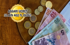 SON DAKİKA: Asgari ücrete okkalı zam geldi! Yeni asgari ücret resmen 11 bin 402 lira oldu