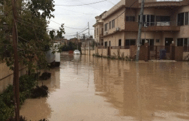 Irak'ın Duhok kentindeki selde 400 ev hasar gördü!