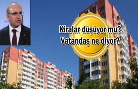 Bakan Mehmet Şimşek 'Kiralarda gerileme başladı' dedi! İşte vatandaştan bakana cevap!