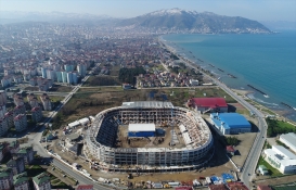 Yeni Ordu Stadı'nın kaba inşaatı tamamlandı!