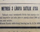 1952 yılında Topkapı'da metrekaresi 3 liraya arsa satılacakmış!