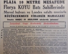 1953 yılında Avcılar Cihangir Mahallesi'nde metrekaresi 7,5 liraya arsa!