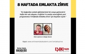 '8 haftada emlakta zirve' eğitimleri 22 Eylül'de başlıyor!