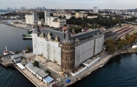 Haydarpaşa Garı'nda restorasyon havadan görüntülendi!