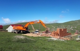 Gümüşhane'de yıkım arbedesi!