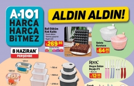 A101’de kek kalıbı 270 TL’ye, 3 musluklu su sebili 2.200 TL’ye, ankastre set 7600’ye düştü!