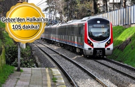 Gebze-Halkalı demiryolu hattının yüzde 80'i tamamlandı!