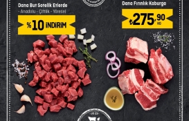 En iyi fiyat Migros’ta! Dana fırınlık kaburga 276 TL, dana ızgaralık ciğer 200 TL, hindi bütün but 100 TL...
