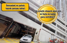 4 metrekarelik otopark alanı 3.45 milyon TL'ye satıldı!