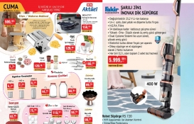 BİM'den çılgın kampanya: İnovax dik süpürge 5 bin 999 TL'ye, erişte ve makarna makinesi 599 TL'ye satılacak!