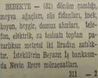 1946 yılında Bebek'te 82 dönüm arazi metrekaresi 2 liradan satılacakmış!