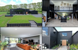 Yeni Zelanda'daki 12 konteynerden yapılan ev dikkat çekiyor!