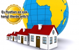 Konut fiyatlarının en çok arttığı ilk 10 kentten 3'ü Türkiye'de!