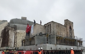 Hasankeyf'in 610 yıllık Er-Rızk Camii tekerler üzerinde taşınıyor!