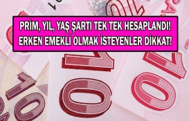 2000'den sonra işe giren erken emekli olacak mı? Emekli olmak isteyenler şimdi bu hesaba göz atın! 