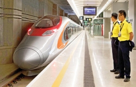Çin’den Hong Kong’a hızlı tren!