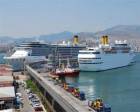 Kuşadası Limanı'na kruvaziyer gemileriyle 12 bin 750 turist geldi!