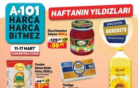 A101'de peş peşe indirimler! Pirinç 37.75 TL, ayçiçek yağı 147 TL! Bu fiyatları kaçırma