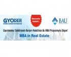 MBA in Real Estate kayıtları başladı!