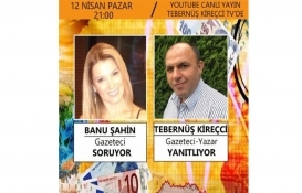 Tebernüş Kireçci saat 21.00'de Youtube'da canlı yayında!