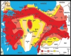 Türkiye deprem haritası 2015!