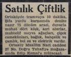 1945 yılında Ortaköy'de 75 dönüm arazi ve 4 köşk satılacakmış!