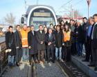 Doğu Garajı-İldem tramvay hattının test sürüşü yapıldı!