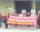 Tepe Home işçileri eylem yaptı!