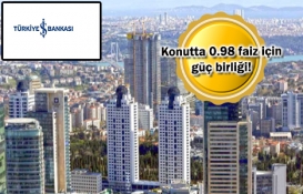 İş Bankası yüzde 0,98 faiz oranlı konut kampanyasına katıldı!