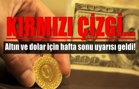 Altın ve dolar için hafta sonu uyarısı geldi! Kırmızı çizgi... 