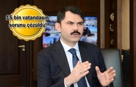 Murat Kurum: 2B sorununu mutlu sonla bitirdik!