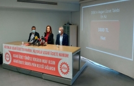 DİSK: Asgari ücret net 3 bin 800 lira olmalı!