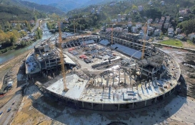 Çotanak Stadı'nın kaba inşaatı bitiyor!