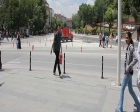 Konya Alaaddin Tepesi'ndeki tramvay yolu çalışmalarında sona gelindi!